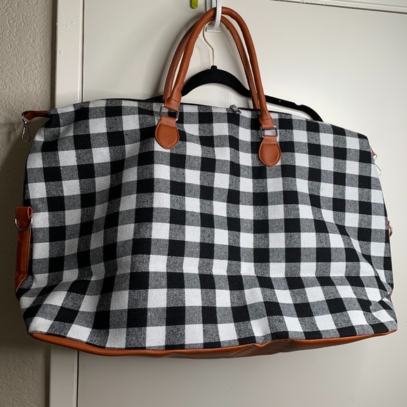 Handbags - Women's Buffalo Check Weekender Hand Bag